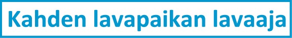 Kahden lavapaikan lavaaja