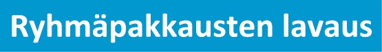 Ryhm�pakkausten lavaus