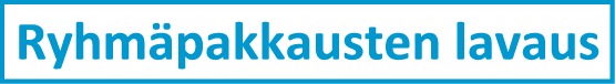 Ryhm�pakkausten lavaus