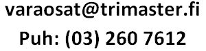 varaosat(at)trimaster.fi